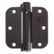 Cauldham (2 Pack) Heavy-Duty 3-1/2" Self-closing Spring Door Hinge with 5/8" Radius Corners, UL Listed